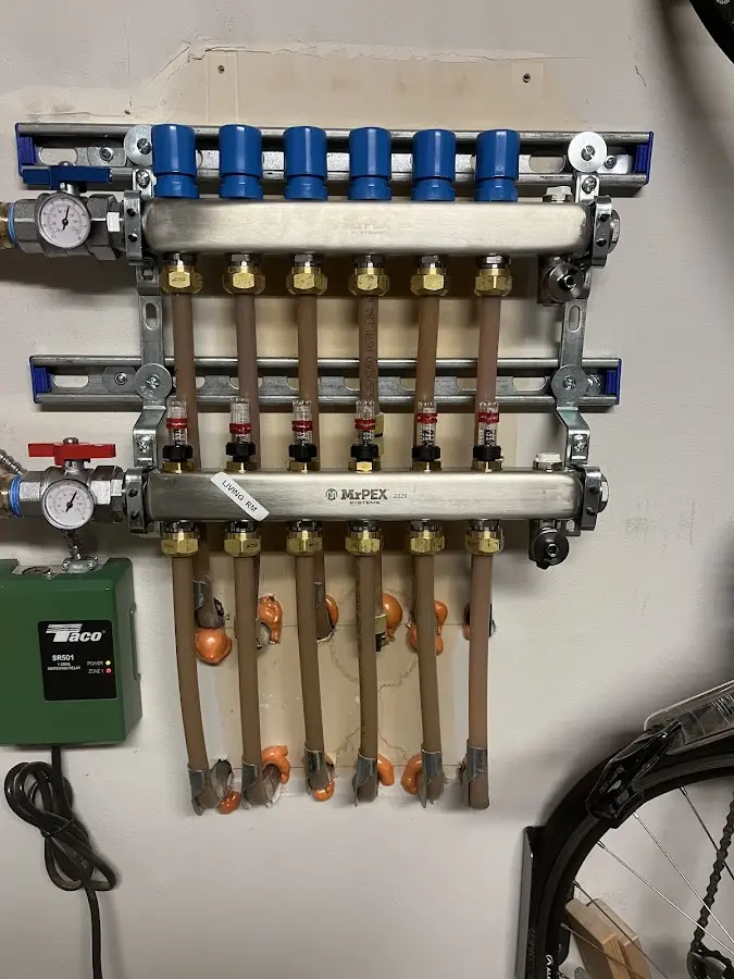 Plumber performing Gas Leak Detection at a residential property in Pulaski